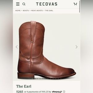 Like new Tecovas boots